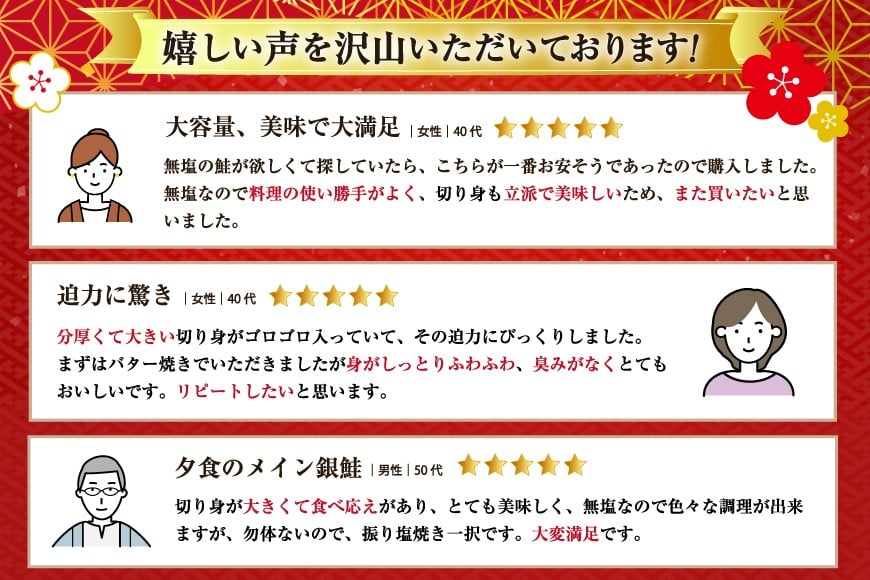 訳あり 三陸産 銀鮭 切身 約2.2kg [阿部長商店 宮城県 南三陸町 m304amh530007] 魚介類 魚 鮭 海鮮 さけ サケ 鮭切身 シャケ 切り身 訳アリ おかず 弁当 サーモン 銀鮭切り身 国産 無塩 規格外 無塩鮭 不揃い 冷凍 家庭用 わけあり