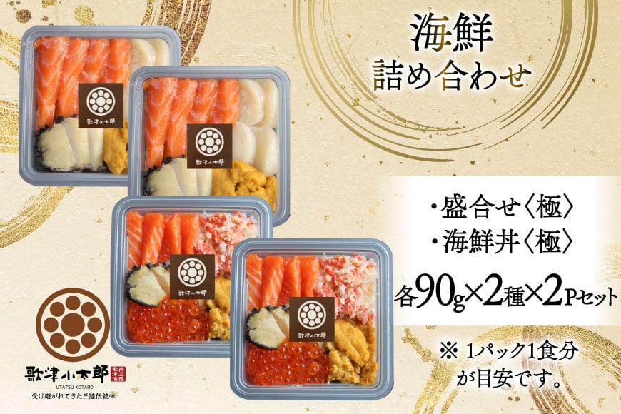 【ご自宅用】 海鮮 詰合せ 漁師めし 〈極〉 [橋本水産食品 宮城県 南三陸町 m304amh590053] 魚介 魚介類 魚 海鮮 海鮮丼 丼 サーモン 銀鮭 鮭 小分け 個包装 冷凍 三陸 ホタテ 帆立 ほたて ウニ 雲丹