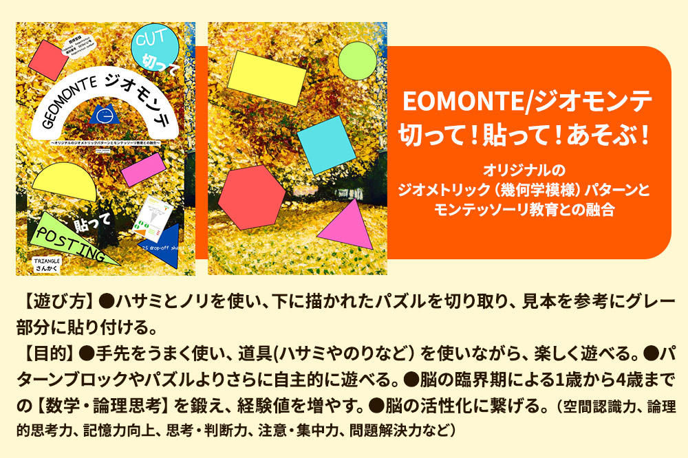 GEOMONTE ジオモンテ 幼児小学生教材 1冊25ページ