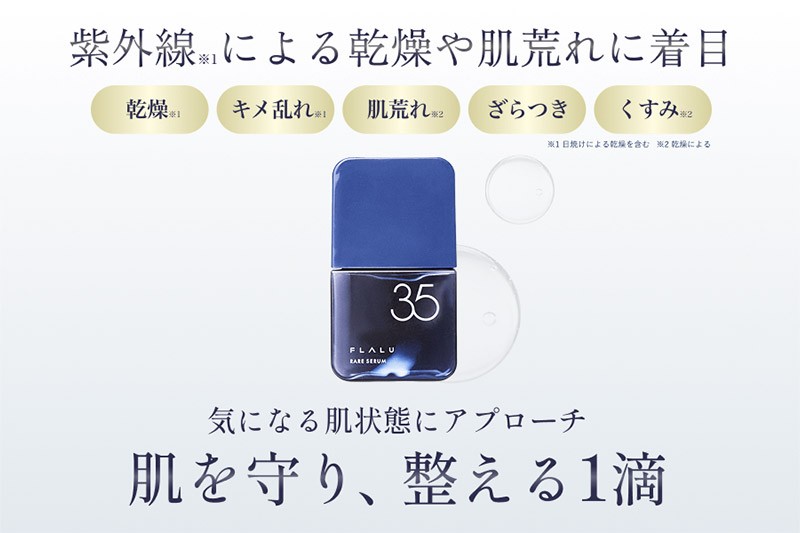 《定期便6ヶ月》【FLALU】レアセラム35（美容液）2本セット／月