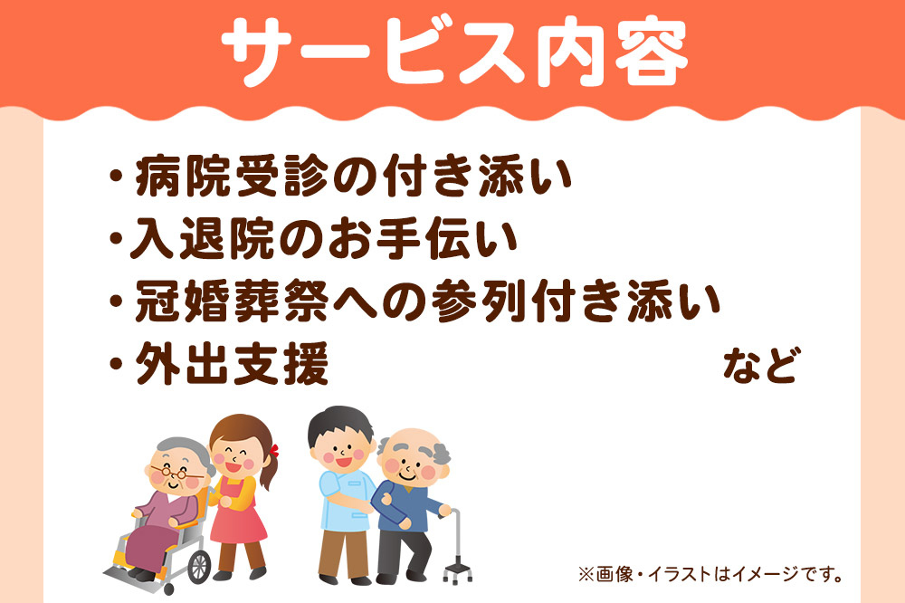 付添い 看護師による通院・外出付き添いサービス 1回 約4時間 レターパックライトでお届け