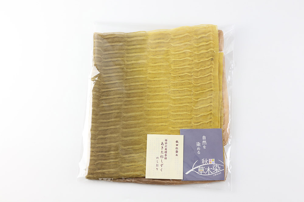 シルクストール【秋田杉と背高あわだち草】1枚（55cm×180cm）