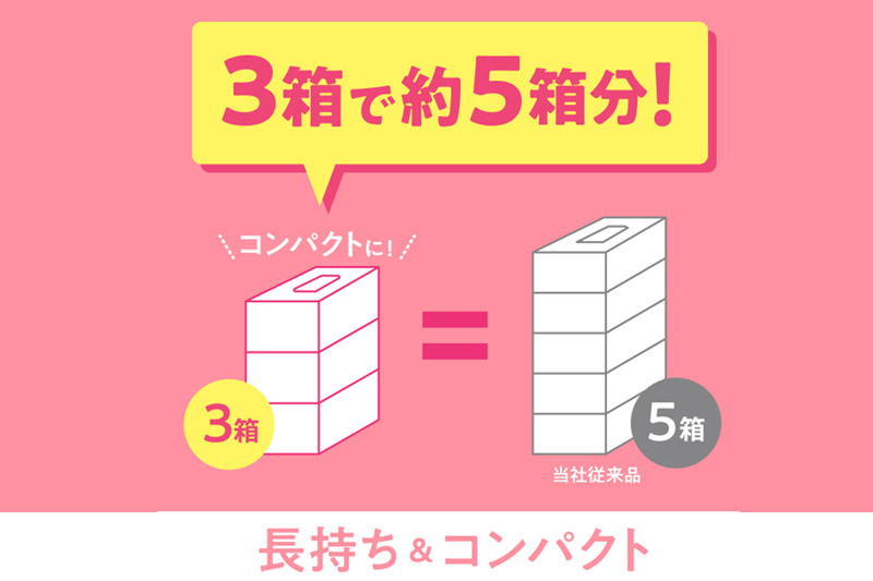 《3ヶ月ごとに4回お届け》定期便 ティッシュペーパー スコッティ フラワーボックス250組 54箱(3箱×18パック)
