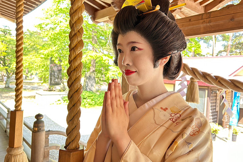 あきた舞妓と街歩きプラン 1グループご招待(2～9名様)