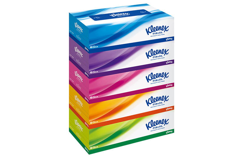 《4ヶ月ごとに3回お届け》定期便 ティッシュ クリネックス 20箱 5箱×4パック 秋田市オリジナル 最短翌日発送