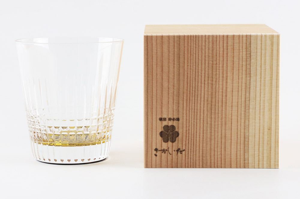 川連蒔絵ロックグラス 竿燈 1個 グラス 食器