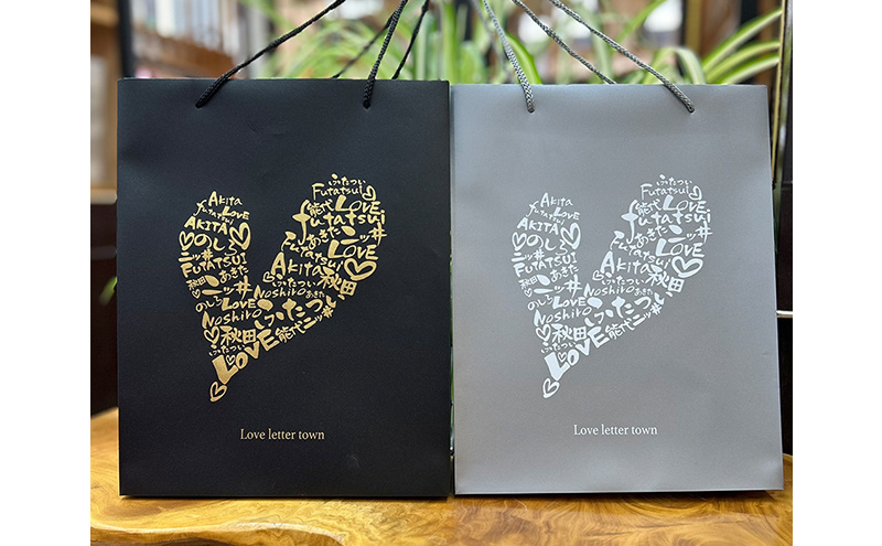 ふるさと秋田能代ふたついオリジナルデザイン雑貨セット（ポストカード Tシャツ メガネクロス ギフト用袋）秋田 能代 二ツ井 雑貨 ギフト TシャツSサイズ