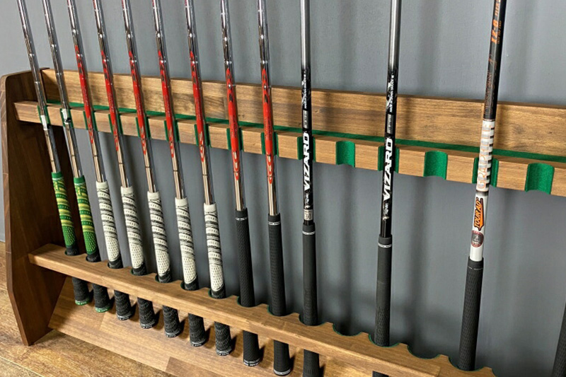 ゴルフクラブスタンド 20本用【本体：ブラウン】