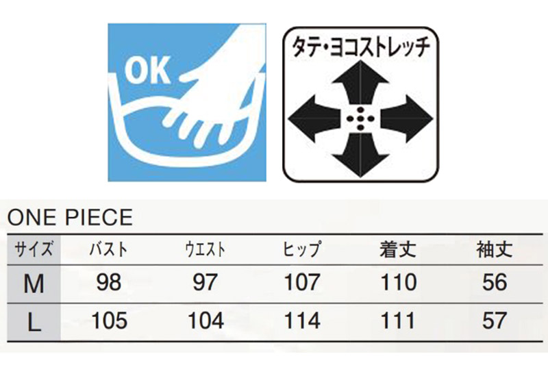 ライト＆ソフト フォーマルワンピース  L