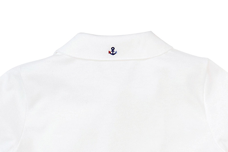 ファミリア(familiar)シャツ（半袖）(90cm)ホワイト(WH)【240223】