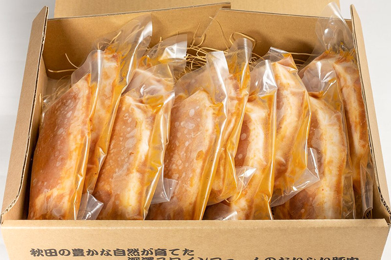 シルクポークロースみそ漬け 10枚(1枚あたり100g)×1箱