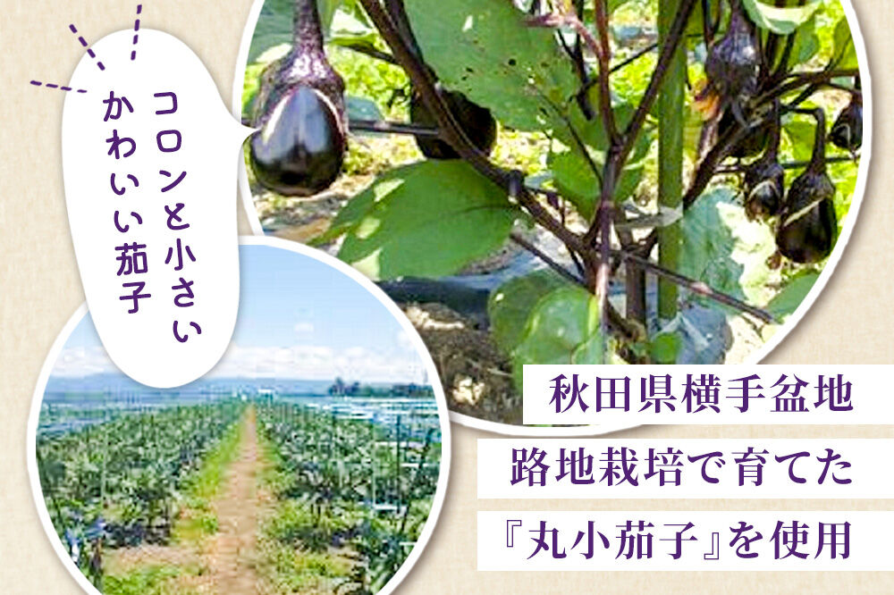 フローズン丸小茄子漬け（玄米こうじ漬け）180g入×7パック