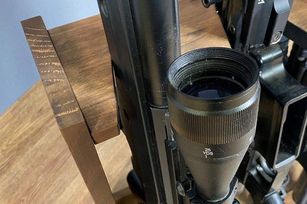 ライフルスタンド 5丁掛【本体：ブラウン】