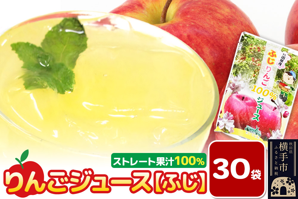 りんごジュース（ふじ）30袋