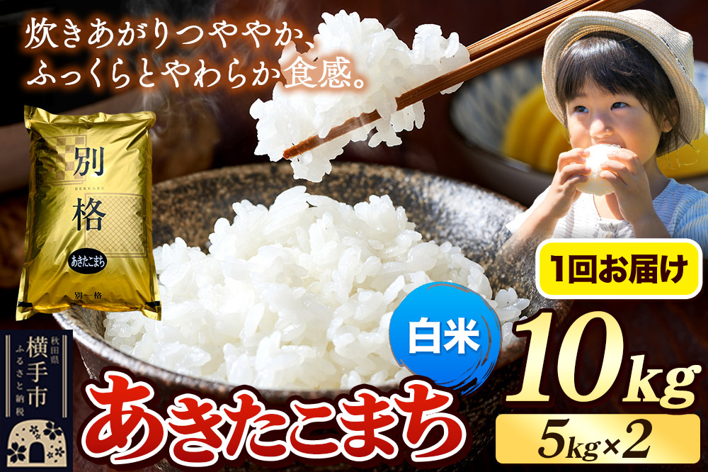 《令和7年産》 米 あきたこまち 10kg（5kg×2袋） 【白米】 秋田県産