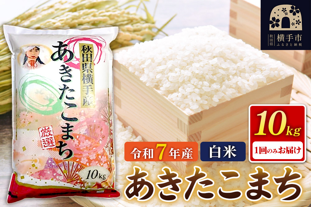 《令和7年産》秋田県横手産あきたこまち 10kg(10kg×1袋)