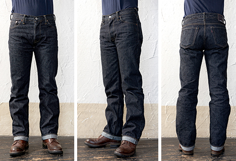 230P7633 秋田の拘り「なまはげジーンズ」青鬼モデル（スリムストレート）31インチ 青鬼モデル 31インチ