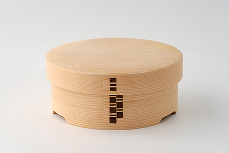 1025P6001 【大館曲げわっぱ】おひつ(3合)浅型 【配送日指定不可】