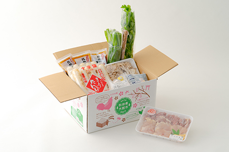 比内地鶏きりたんぽ鍋セット(7～8人前)　175P1502