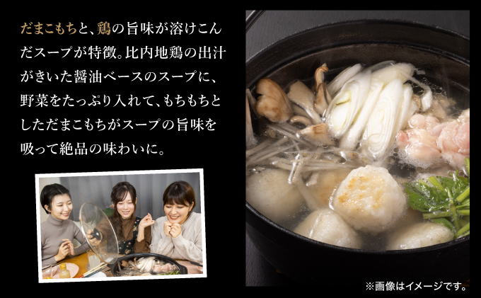 手づくりだまこもち鍋　2人前（15個入り）105P1525