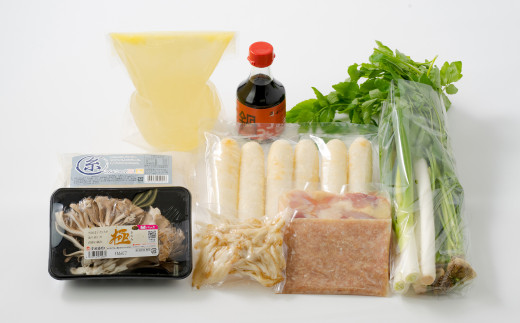 比内地鶏きりたんぽ鍋　3～4人前 【120P1754】