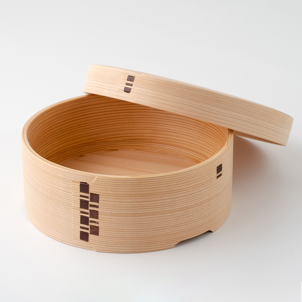 【大館曲げわっぱ】おひつ（5合浅型）　1225P6001