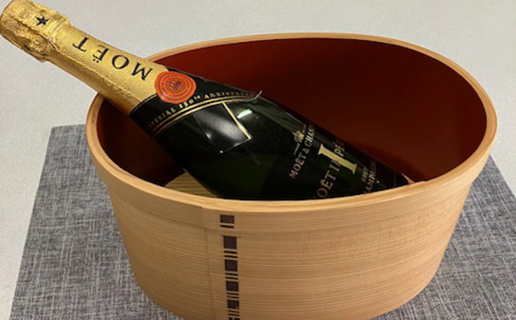 【大館曲げわっぱ】ぼとる・くーらー（内漆） 【1500P6001】