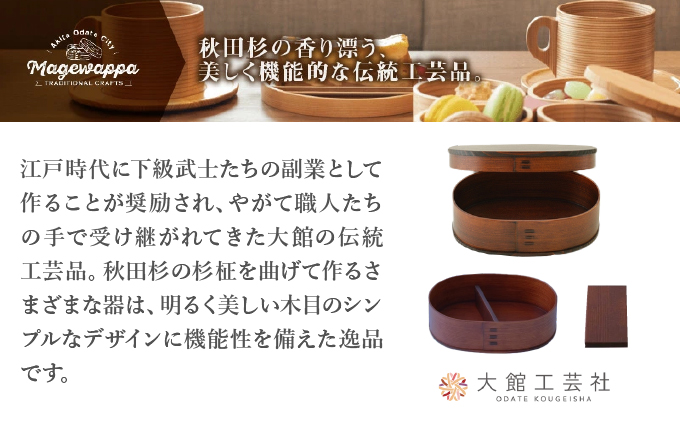 小判弁当（中）ふきうるし塗【仕切付】　310P6005