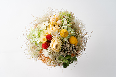 65P7307 ドライフラワーのミニブーケ