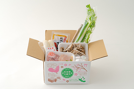 比内地鶏きりたんぽ鍋セット(1～2人前)　90P1529