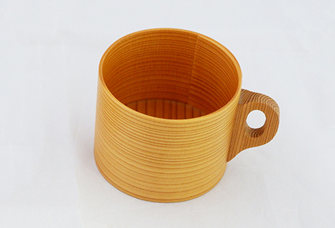 90P6007 【大館曲げわっぱ】曲物カップ