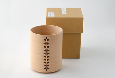 【大館曲げわっぱ】白木　シャンパンクーラー(小) 【配送日指定不可】　2040P6001