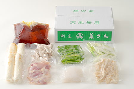 105P1508 割烹美さわ手作りきりたんぽ鍋セット（２～3人前）【月曜･火曜 配送指定不可】