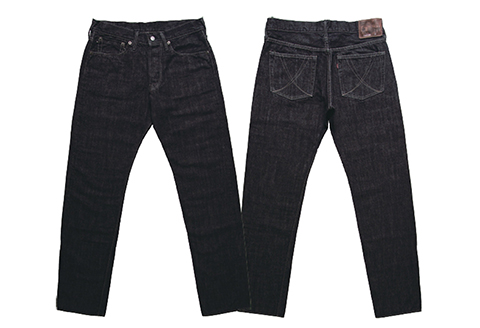230P7644 秋田の拘り「なまはげジーンズ」黒鬼モデル（スタイリッシュストレート）33インチ 黒鬼モデル 33インチ