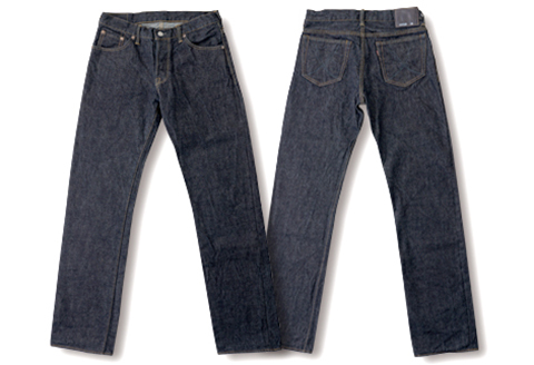 230P7631 秋田の拘り「なまはげジーンズ」青鬼モデル（スリムストレート）29インチ 青鬼モデル 29インチ