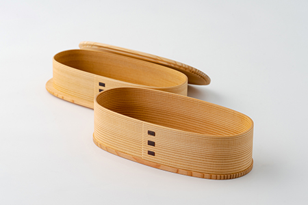 220P6005 【大館曲げわっぱ】やぐら弁当