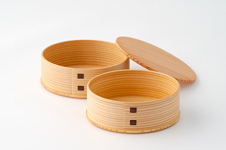 165P6001 【大館曲げわっぱ】ひな弁当