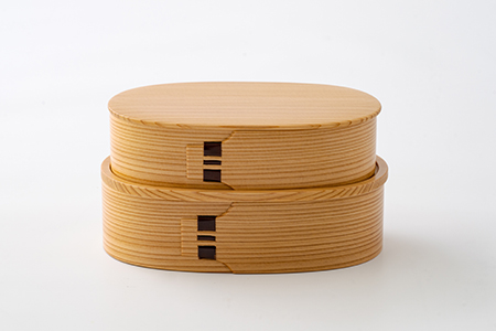 310P6003 【大館曲げわっぱ】レディース入子弁当 【配送日指定不可】