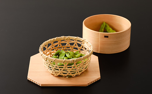 【大館曲げわっぱ】わっぱ・かぐや（大・小）セット　280P6002