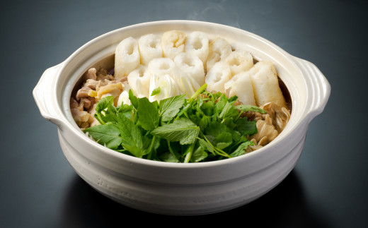 本場大館ベニヤマきりたんぽ鍋セット2人前＆柴田慶信商店曲げわっぱ椀2個セット　550P1501