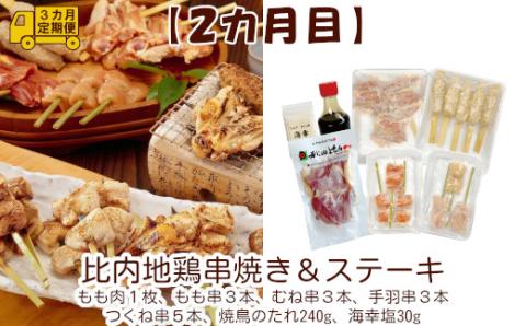 360P2801【定期便3ヶ月】比内地鶏デラックスセット