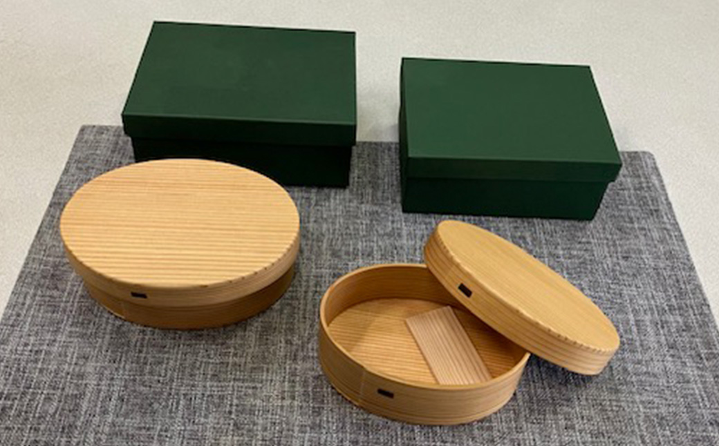 【大館曲げわっぱ】こむすび弁当箱 【160P6011】