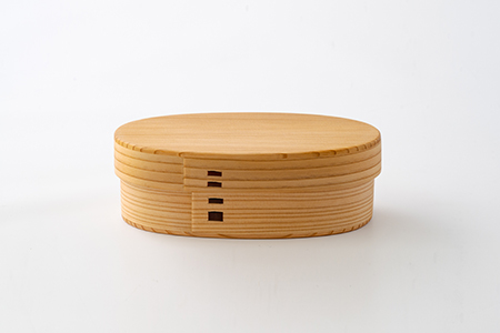 180P6011 【大館曲げわっぱ】 こばん弁当(中)