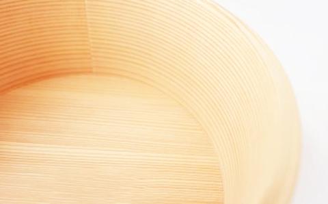 575P6002 【大館曲げわっぱ】おひつ七寸隅角（３合用） 【配送日指定不可】