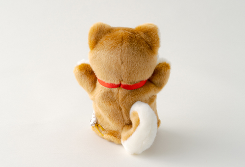 80P7309 秋田犬マサルハンドパペット２個セット