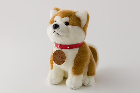 本場大館きりたんぽ玉手箱(2人前)と秋田犬マサルぬいぐるみ(座りM)　145P1001