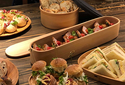 600P6002 【大館曲げわっぱ】バゲットコンテナ