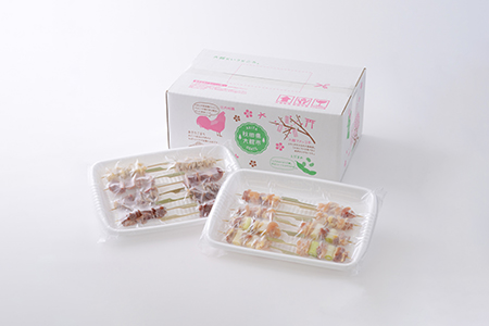 55P2307 比内地鶏　焼き鳥16本セット