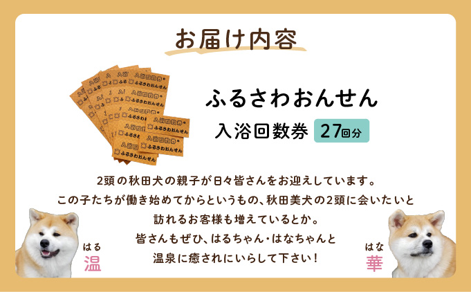 ふるさわおんせん回数券27回　185P8402