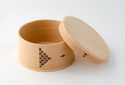 【大館曲げわっぱ】白木　おひつ七寸(５合) 【配送日指定不可】　1015P6001